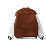 Varsity Jacket for Men Baseball Jackets Men's Clothing Autumn and Winter Leisure Retro Couple Loose Trendy