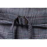 Tuxedo Vests Men Suit Vest Vest Slim Plaid Spring and Autumn Fashion Men's Vest Suit Business