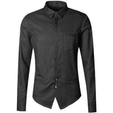 Men Casual Jacket Slim Coat Spring Men's Slim Fit Fashion Shirt