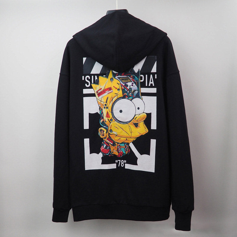 Autumn And Winter Printed Hoodie Men And Women