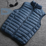 Men's Vest Casual Sleeveless Jacket Men Jacket Vest Men's Vest Large Size Autumn and Winter Clothing
