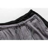 Men Pants Men's Clothes Summer Wear Vintage Men's Trousers Casual Loose Ankle-Tied Harlan Flare Cut Pants