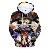 Anime Hoodie Hoodies Pullover Cosplay Costume Anime Print Men's Clothing plus Size Casual Fashionable Jacket Hoodie Hooded Sweater