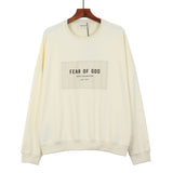 Fog Sweatshirt Autumn Long Sleeve Men's and Women's Couple Pullover Sweater fear of god