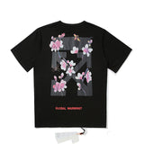 Printed Round Neck Plus Size Men'S Clothing Short Sleeve Tshirt Owt