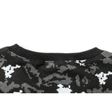 A Ape Print Sweatshirts Digital Pixels Camouflage Pullover Sweater Men's and Women's round Neck Thin Coat