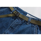 Mens Jean Shorts Cargo Denim Shorts Men Fashion Brands Stitching Plaid Pocket Bermuda Shorts Shorts
