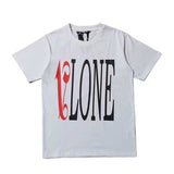 V Lone T Shirt Miami Limited Flame Large V Short Sleeve T-shirt Tee Men and Women