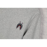 A Ape Print Sweatshirts Winter Men and Women Shark Logo Print round-Neck Pullover