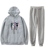 Unisex Sailor Moon Hoodie Casual Sweatshirt Ankle Banded Pants Sports Suit