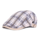 Scally Cap Checked Cloth Peaked Cap