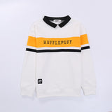 Slytherin Hoodie for Men Harry Potter College Stripe Series Stitching Letter Embroidery Loose Sweater plus Size Retro Sports