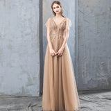 Fairytale Dresses Long Gold Dress
