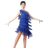 Flapper Dress Latin Dance Clothes Performance Wear Tassel Dress