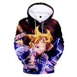 Anime Hoodie Hoodies Pullover Cosplay Costume 3D Printed Hood Sweater for Men and Women