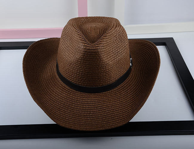 Bullhide Denim Hat Beach Hat Straw Hat Denim Fishing Hat Wide Brim Hat Summer Sun Hat Men's Top Hat