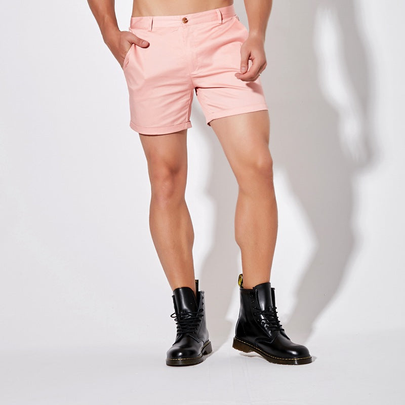 5 Inch Inseam Shorts Cotton Shorts Men's Shorts Shorts Men's Casual Pants Beach Pants