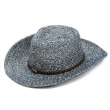 Sombreros Hat Outdoor Denim Hat Men's Summer Sun Hat Sun Protection Sun Hat Big Brimmed Straw Hat