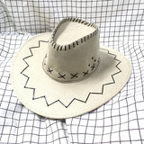 Bullhide Denim Hat Western Cowboy Knight's Cap Mongolian Prairie Hat Sun Hat