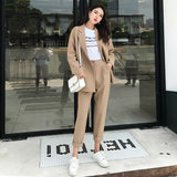 Women Pant Suit Uniform Designs Formal Style Office Lady Bussiness Attire Casual Fashion Autumn Slimming Blazer