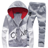 Men's Spring Clothing Cover Daily plus Size Exercise Casual Men's Clothes Men's Sport Suit Slim Trendy Men Spring Hoodie