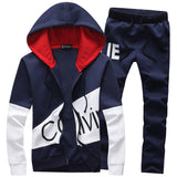 Men's Spring Clothing Cover Daily plus Size Exercise Casual Men's Clothes Men's Sport Suit Slim Trendy Men Spring Hoodie