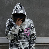 Kanye West Hoodie Hip Hop Big Talker Fog Camouflage Sweater plus Velvet Pullover Hoodie