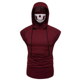 Tactics Style Men Sweatshirts & Hoodies Summer Solid Color Personalized Printing Casual Vest