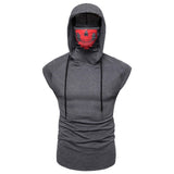 Tactics Style Men Sweatshirts & Hoodies Summer Solid Color Personalized Printing Casual Vest