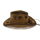 Wester Hats Beach Hat Straw Cowboy Hat Top Hat Sun Protection Sun Hat