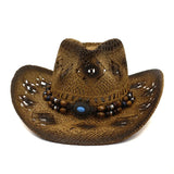 Wester Hats Beach Hat Straw Cowboy Hat Top Hat Sun Protection Sun Hat