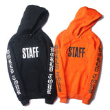 Kanye West Hoodie Big Talker Biber Fog Style KIRIN Sleeve Letter Printed Hoodie Hoodie