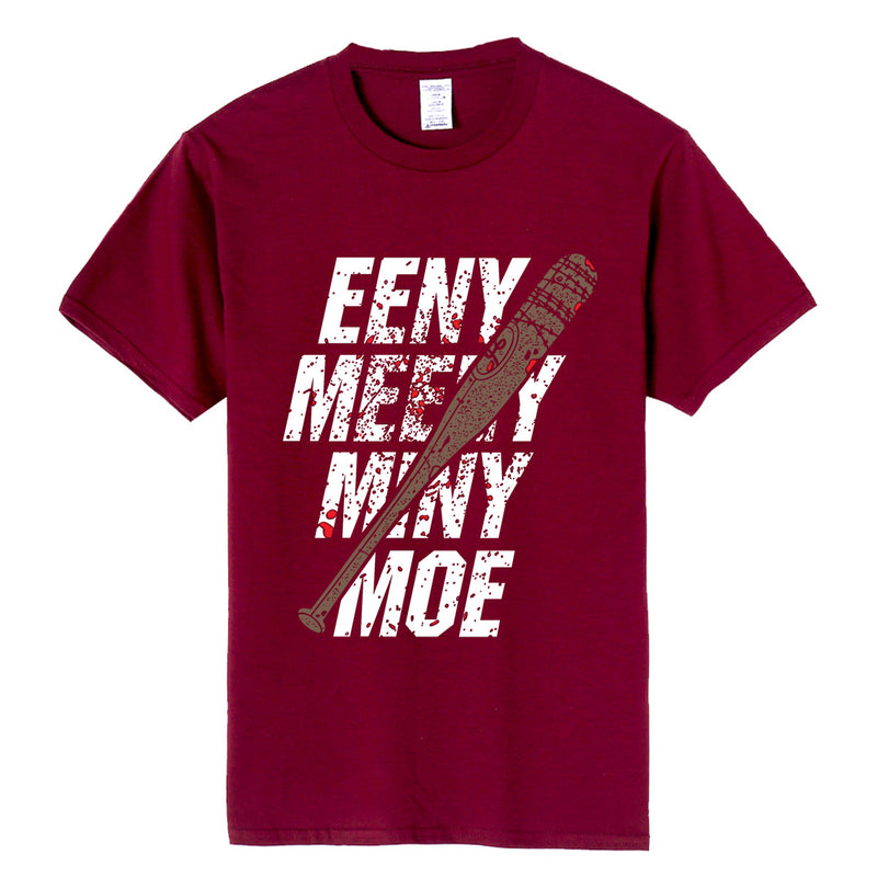 The Walking Dead Clothes Summer Loose plus Size Men's Clothing Short Sleeve T-shirt