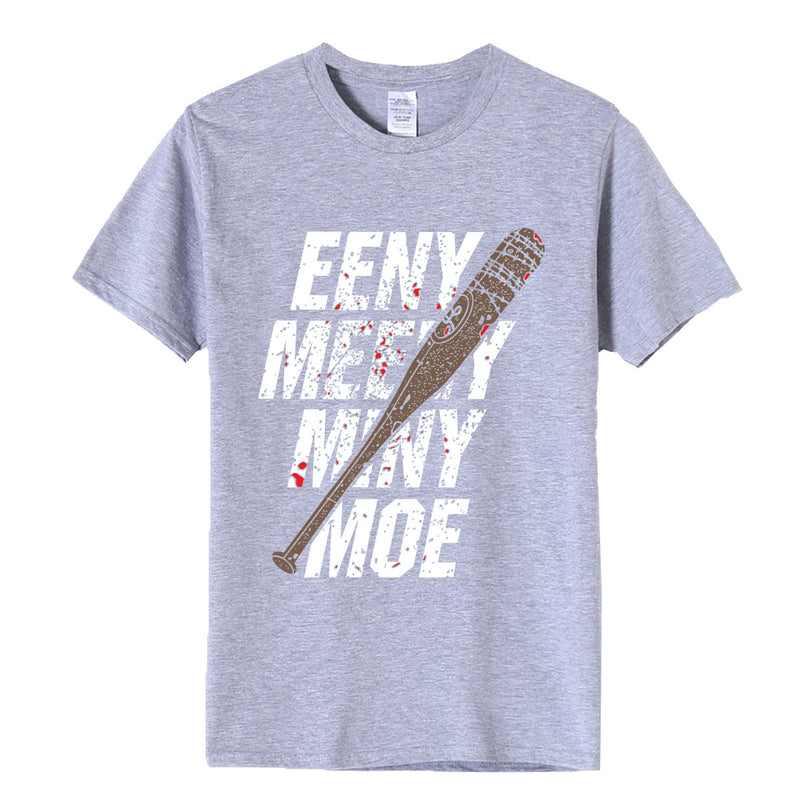 The Walking Dead Clothes Summer Loose plus Size Men's Clothing Short Sleeve T-shirt