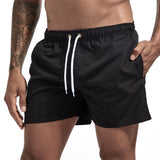 5 Inch Inseam Shorts Jockmail Solid Color Pocket Men's Shorts Home Slim Fit Shorts Sports Shorts