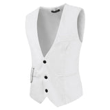 Mens Dress Vests Business Waistcoat Spring Men's Suit Vest