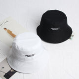 Yankee Bucket Hat Fisherman Black and White Sun Hat Spring and Summer Fashion Bucket Hat