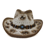 Wester Hats Beach Hat Straw Cowboy Hat Top Hat Sun Protection Sun Hat