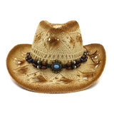Wester Hats Beach Hat Straw Cowboy Hat Top Hat Sun Protection Sun Hat