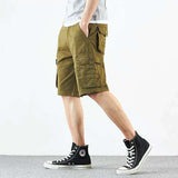 Tactics Style Men Short Summer Men's Loose Multi-Pocket Workwear Shorts Men's Casual