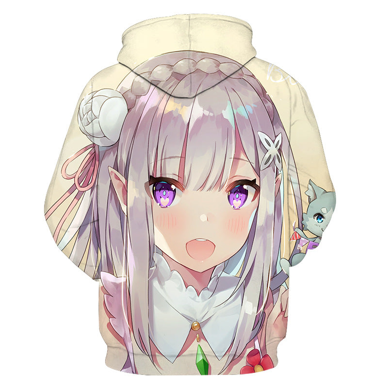 Anime Hoodie Hoodies Pullover Cosplay Costume Men's 3D Digital Printing Hoodie Hoodie plus Size Coat