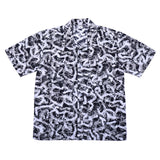 Men Beach Shirts Hawaiian Short Sleeve Printed Men's Beach Loose Large Size Vacation Travel Shirt