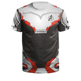 Captain America T Shirt Avengers 4 3D Digital Printing Short Sleeve T-shirt