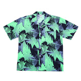 Men Beach Shirts Hawaiian Short Sleeve Printed Men's Beach Loose Large Size Vacation Travel Shirt