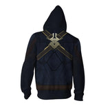 Captain America Hoodie Avengers 4 3D Zipper Hooded Sweatshirt Sweatshirt