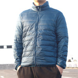 Doudoune Men's Men's Lightweight down Coat Men's Stand Collar Winter Clothing Coat XL Mens Men's Light down Jacket