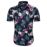 Men's Short-Sleeved Shirt Suit Youth Fashion Casual Shirt Two-Piece Men Shirt
