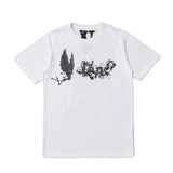 V Lone T Shirt Angel Splash Ink Smoke Loose plus Size Couple Bottoming Shirt