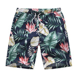 Men's Summer plus Size Retro Sports Fashion Couple Casual Hawaii Beach Flower Shirt Two Pieces Men Shirt