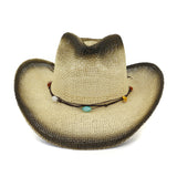 Wester Hats Western Straw Cowboy Hat Sun Protection for Men and Women Sun Hat Beach Hat